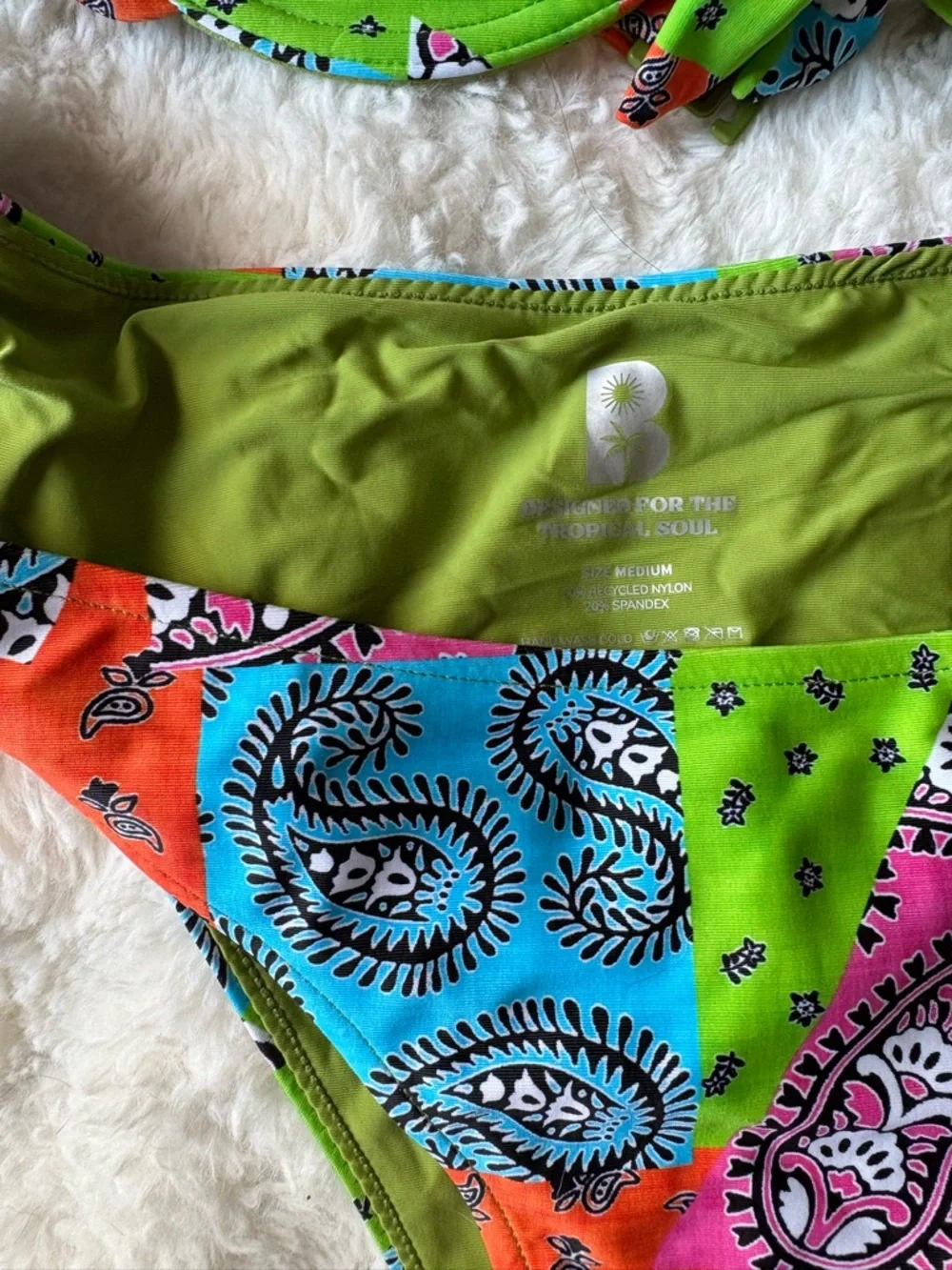 NWOT blackbough swim • paisley bikini - Picture 3 of 5